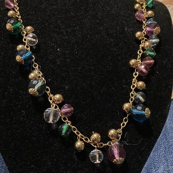 Talbots Jewelry - Elegant Talbots Gold and Multicolor Beaded long Necklace